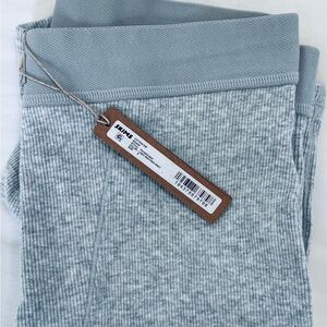 Skims Gray cotton ribbed boxer brief underwear